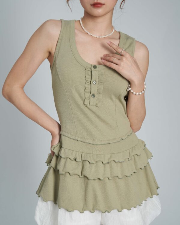 公主曼波 棉質芭蕾背心