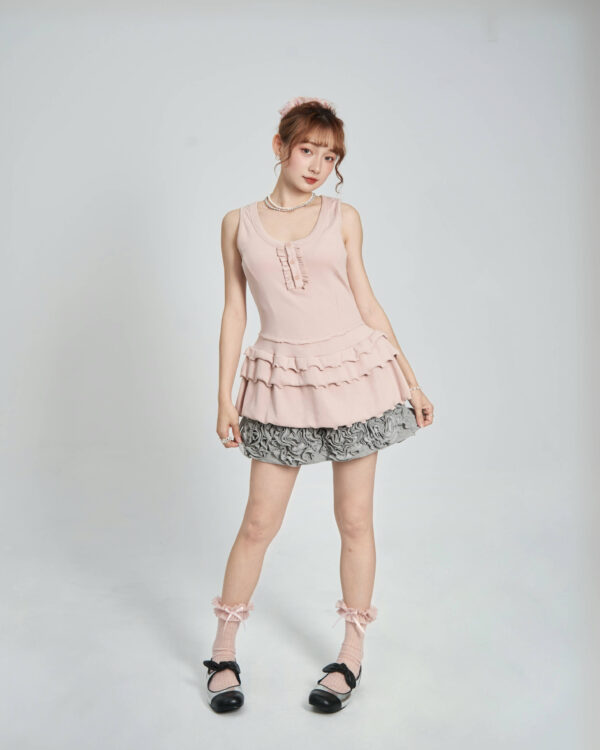 公主曼波 棉質芭蕾背心