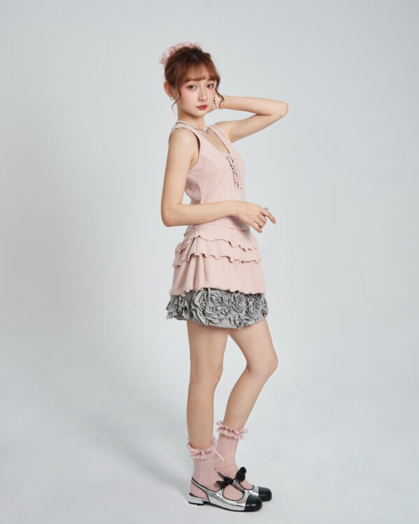 公主曼波 棉質芭蕾背心