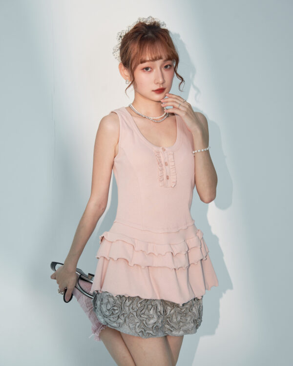 公主曼波 棉質芭蕾背心