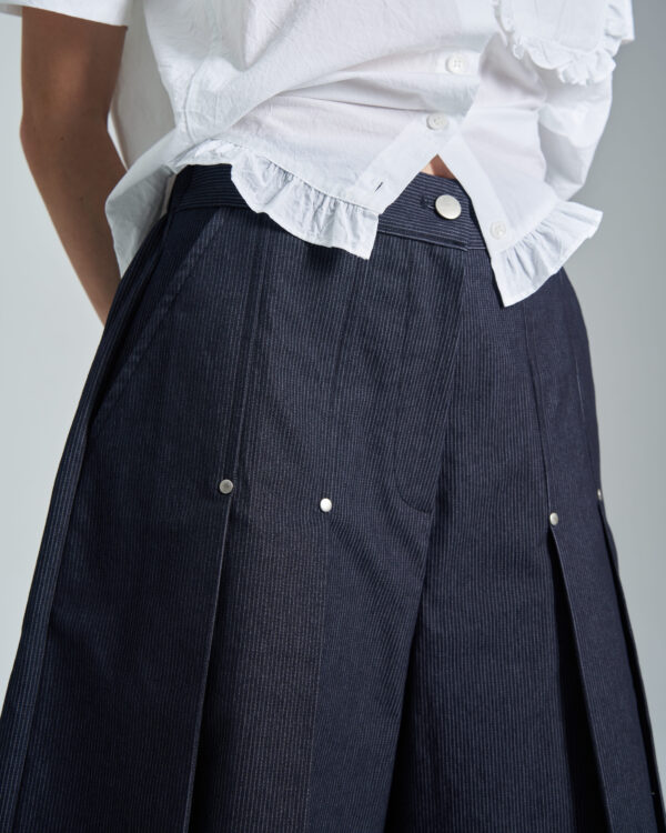 格蕾童話鎮 百褶西裝7分褲