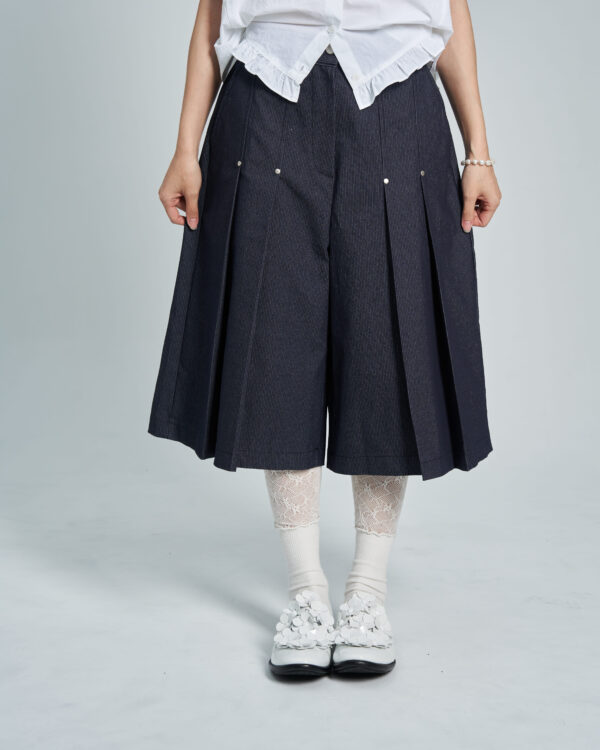 格蕾童話鎮 百褶西裝7分褲