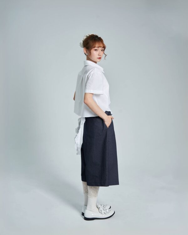 格蕾童話鎮 百褶西裝7分褲