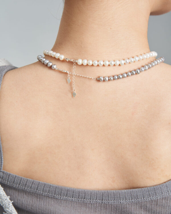 淡水珍珠手工純銀項鍊
