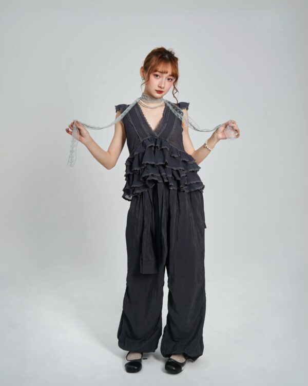 微風散步刷刷工裝褲