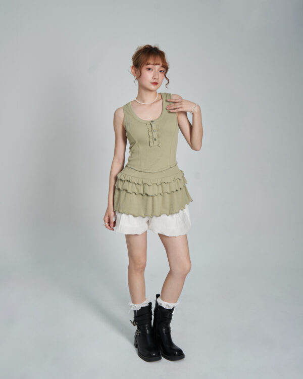 冰心雪紗泡芙短褲