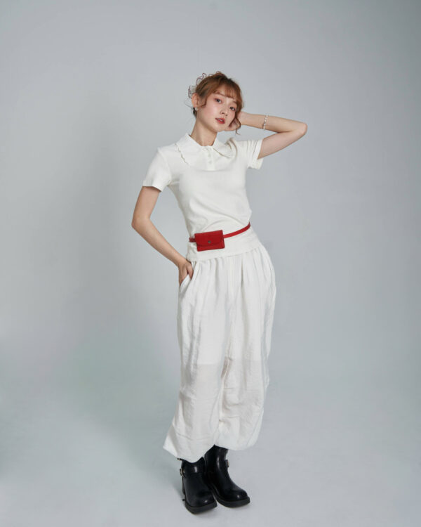 領片滾邊POLO棉T