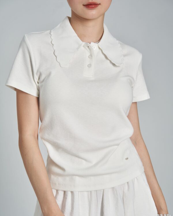 領片滾邊POLO棉T