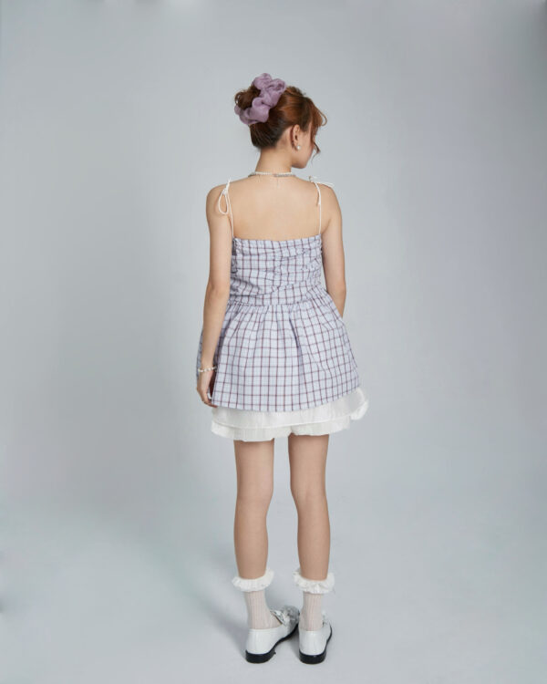 奶芙莓莓背心洋裝