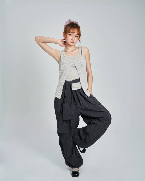 微風散步刷刷工裝褲