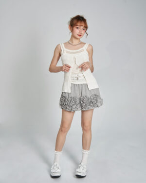 首圖 雲莉玫 重工立體花花短裙