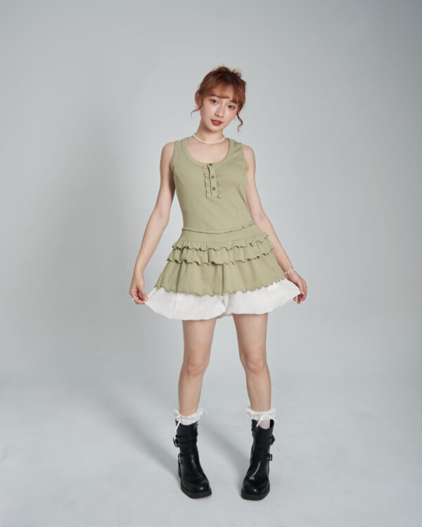 冰心雪紗泡芙短褲